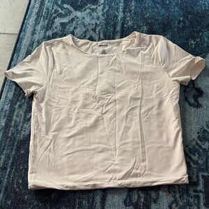 Francesca's Collections Pale Blush Short-Sleeve Crewneck Tee